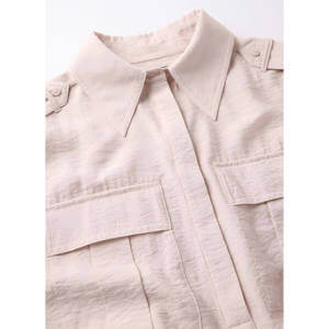 Mint Velvet Pink Pocket Detail Shirt